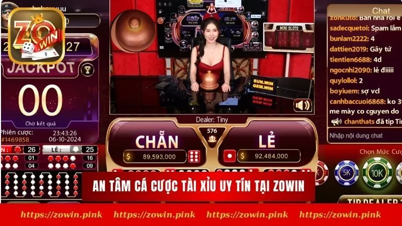 An tâm cá cược Tài xỉu uy tín tại Zowin